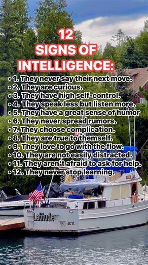 22K views · 77 reactions | 12 Signs of Intelligence #intelligence #Clever #smartguy #wisdom #knowledge #knowledgeispower #knowledgesharing #FYI #hihglights #reelsviralシ #fypシ゚ | Mark Sheril G. Gadingan | Facebook