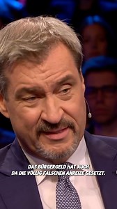 216K views · 4.1K reactions | Das Bürgergeld hat die völlig falschen Anreize gesetzt. Klar ist: Jemand, der sein Leben lang in die sozialen Kassen einbezahlt hat, muss anders behandelt werden als jemand, der noch nie einbezahlt hat. #maischberger | Markus Söder | Facebook