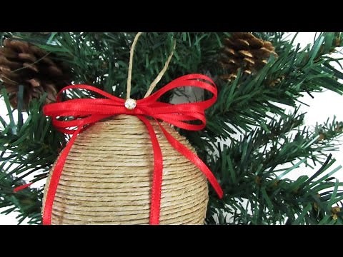 DIY - Christmas styrofoam balls!