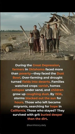 The sky turned black for hours in 1936. The Dust Bowl devastated Oklahoma farmers. Th...