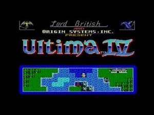 Ultima IV Quest of the Avatar Intro on Sega master system