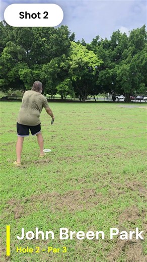 Disc Golf Practice - John Breen Park - Hole 2: Par 3