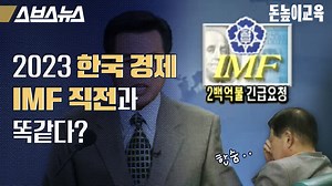 IMF 외환위기 vs 2023 한국 경제, 언제가 더 위기일까? [돈높이교육: 21편] / 스브스뉴스