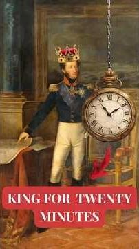 He Was King of France for 20 Minutes