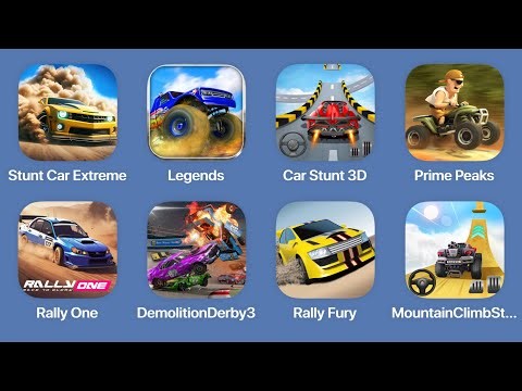 Stunt Car Extreme,Offroad Legends,Car Stunt 3D,Prime Peaks,Rally One,Demolition Derby 3,Rally Fury,M