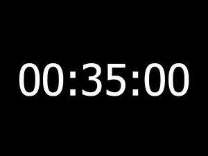 Countdown 35 Minute Timer ⏱️