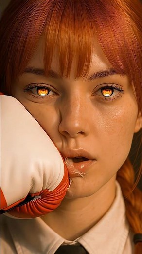 Makima Got One-Shotted 💥 | Face Punch in Realistic SlowMo | Chainsaw Man / チェンソーマン