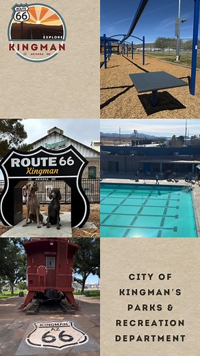 🌳💙 It’s Arizona Cities & Towns Week! Today, we’re highlighting one of the best things about living in Kingman: our incredible parks system! The City of Kingman Parks & Recreation Department maintains 18 parks across the community, including the newest addition, the Route 66 Dog Park. 🐾 From wide-open green spaces and playgrounds to walking trails, sports fields, and shaded picnic areas, our parks are where Kingman comes together. Whether you’re starting your morning with a walk, meeting frien