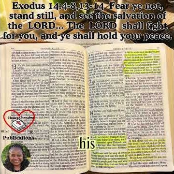 Exodus 14:4-8,13-14 Fear ye not, stand still, and see the salvation of the LORD...