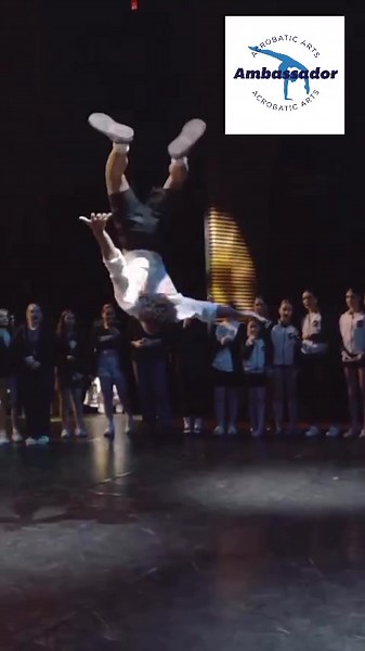 Acrobatic Arts Ambassador @lucashakespeare_ is flipping into comp weekend 💙🔥 Let’s go!!! . . . #acrobaticartsambassasor2023 #certified #acro #acroarts #acrobatics #tumbling