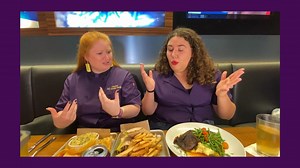 Lindsay and Katelyn got the chance to sit down and try some items from the Marriott's Dragon Con Menu! First, the amazing Chef Adrian discusses his inspiration behind the meals 🍴 Stay tuned today for the rest of their adventures at the Marriott! #DragonCon2022 #DragonEats | Dragon Con