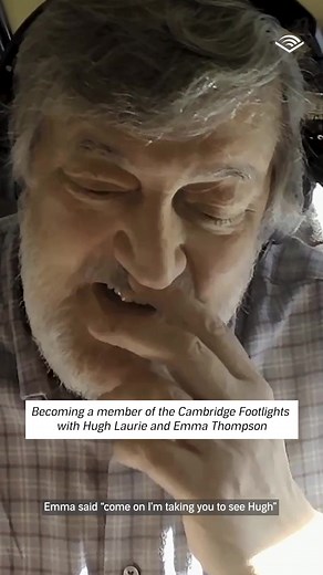 When Stephen met Hugh... (via Emma) Watch more of Stephen Fry chatting to Dermot O'Leary about Cambridge Footlights, Hugh Laurie and Emma Thompson on YouTube: https://adbl.co/3UGDziy | Audible