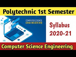 polytechnic 1st Semester Computer Science Engineering syllabus|computer Science Engineering syllabus