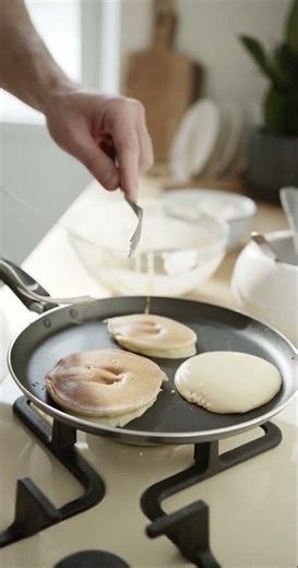 Flipping A Pancake From The Pan Using Fork