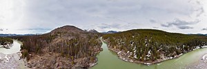 Above Devil's Elbow on the Middle Fork on the Flathead River, Montana 360 Panorama | 360Cities