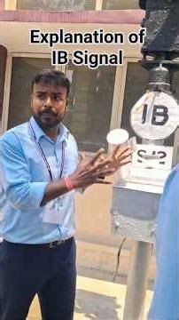 || INTERMEDIATE BLOCK SIGNAL || IB signal || Railways traffic signal || ALP TRAINING || Railway life