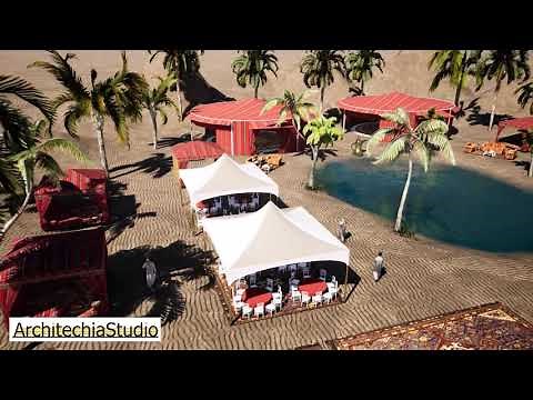 The Arabian Oasis | Arabian Traditional Bedouin Tents in Desert | Desert Safari