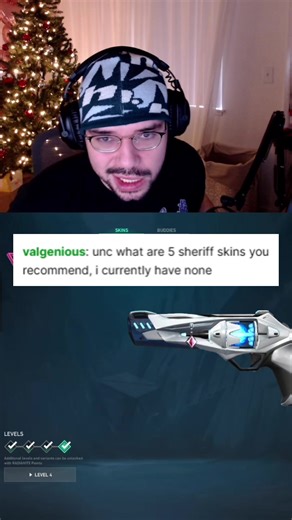 my top 5 valorant sheriff skins #valorant #fyp #valorantfunny | valorant