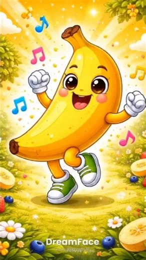 👉 Banana Song 🍌 | Kids Rhymes | Nursery Rhymes | Learning for Kids #shorts