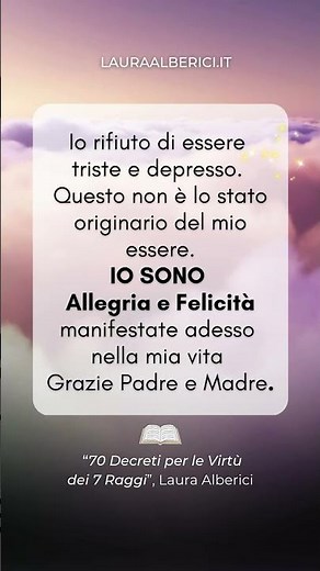 Affermazione per Allegria e Felicità