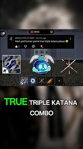 One of the cleanest Mobile TTK combos! |Godhuman + Portal + True Triple Katana
