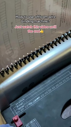 How to use officom wire binding machine? Just watch this video until the end!! #officomwirebindingmachine #officombindermachine #officom #bindingmachine #bindermachine #wirebindingmachine #CerealCerdik