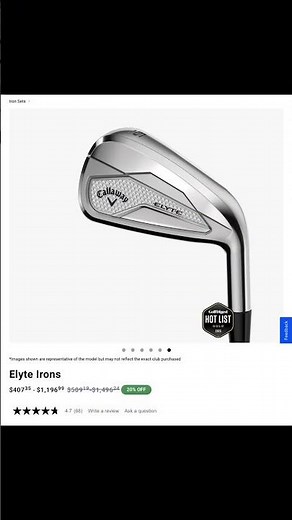 Callaway Elyte Irons Starting at $407! | Callaway Pre-Owned Golf Deal #CallawayGolf