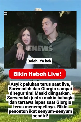 Bikin Heboh Live! #Sarwendah #Giorgio #enews