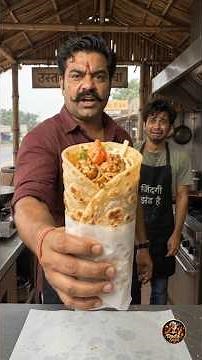 Masala Chicken Roll Recipe 🌯 | Spicy Chicken Roll | Ustad Ji & Shibu Comedy #shorts