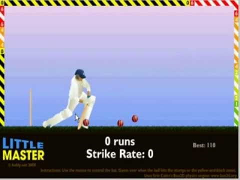 Geoff Boycott plays the Little Master Cricket game [PC]