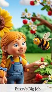 A Tiny Bee’s Big Lesson 🌸 | Buzzy’s Big Job