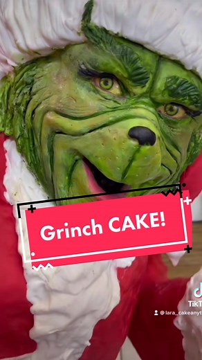 Creating a Grinch Cake with Lara Mason | Cake Anything
