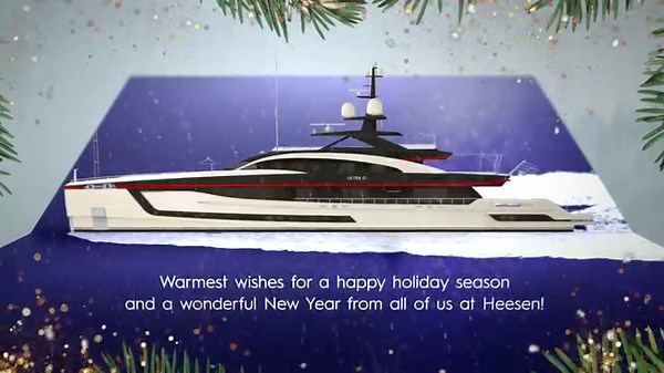 Happy Holidays from everyone at Heesen Yachts We hope you all will enjoy a peaceful time with your loved ones, and we look forward to seeing you in 2024! | Heesen Yachts