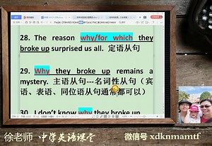why 引导的从句类型