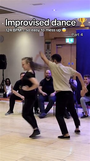 18K views · 257 reactions | FASTEST song improvised dance competition 1st place  They (Part 4) #dance #randompartner #dancers #dancevideo #talent #challenge #random #rockmusic #Macarena #reelsfb #reelsvideo #shortsvideos #LindaCollier | Dance Movie-WCS | Facebook