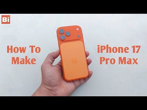 DIY iPhone 17 Pro Max - Cardboard