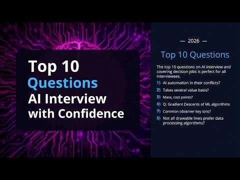 Top 10 AI Interview Questions 2026 | Emra Tube Academy
