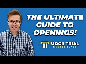 Ultimate Guide to Opening Statements in Mock Trial
