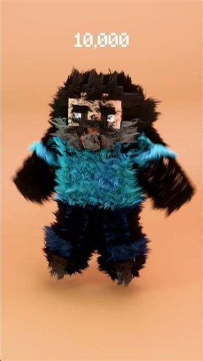 Minecraft Steve hair Particles 🗿