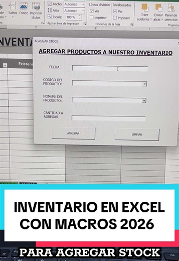 Este Inventario en Excel con Macros 2026 es una solución completa creada para quienes necesitan controlar cada movimiento de su negocio sin perder tiempo, sin errores y sin depender de sistemas caros. Aquí todo es automático: registras una entrada o una salida y el sistema no solo actualiza tu stock al instante, sino que también guarda ese movimiento en un historial inteligente que te muestra exactamente qué pasó, cuándo pasó y cómo cambió tu inventario. Cada semana, cada día y cada producto que