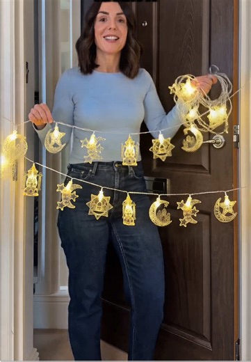 Ramadan LED String Lights✨，Battery Operated，Crescent Moon Star Lantern Fairy Lights#RamadanLEDStringLights #BatteryOperatedFairyLights #CrescentMoonStarLantern #TikTokMadeBuyIt #DealDrops