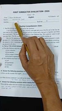 class 9 english 1st unit test question paper 2026 | class 9 1st unit test english suggestion 2026