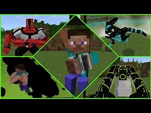 The best Ben10 mod for mcbe with transformation animations. Minecraft addons.