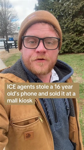 ICE agents stole a 16 year olds phone and sold it at a mall kiosk, after nearly choking him to death. | Michael McDaniel