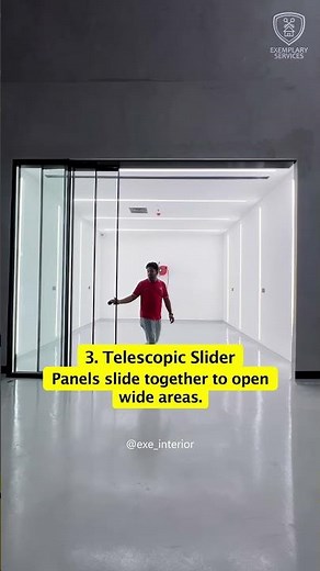 5 Sliding Partition Systems Explained in 30 Seconds 🔥#slide #partition