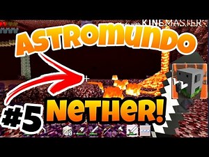 VAMOS al NETHER!! ASTROMUNDO SERIE de SUPERVIVENCIA en CRAFTSMAN Episodio #5