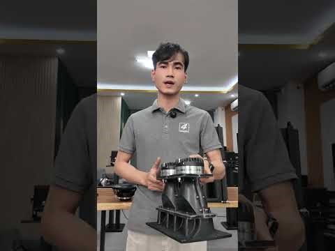 Cấu tạo linh kiện Loa Line Array 4Acoustic 110L với 2 Driver Treble 1 inch và 1 Driver Bass 10 inch