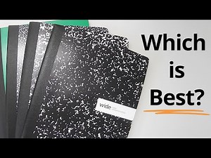 Which Brand Makes the Best Composition Notebook? | ShannonMedisky.com