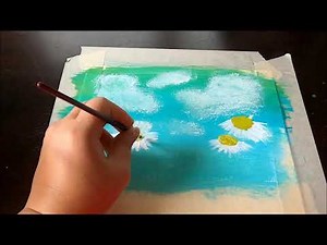 Simple Acrylic Spring Painting
