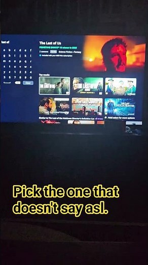 how to shut off sign language on hbo.